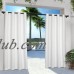 Exclusive Home Indoor/Outdoor Solid Cabana Window Curtain Panel Pair with Grommet Top   556659490